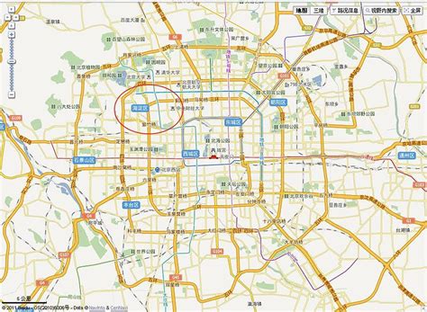 北京景点地图图片