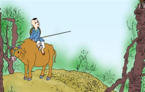 牧童骑黄牛图片