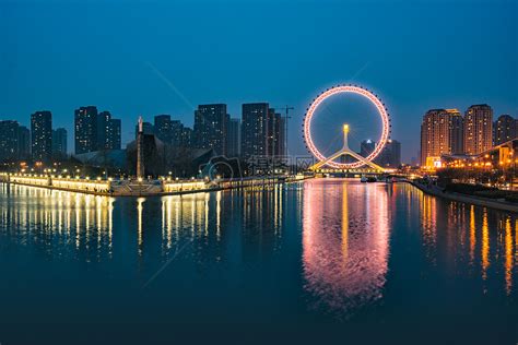 天津城市夜景高清图片下载-正版图片501219366-摄图网