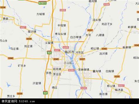 临沂市地图图片