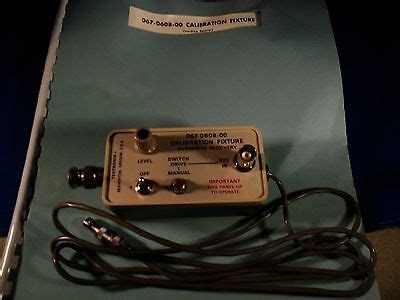 Tektronix 067-0608-00 Overdrive Recovery Test Fixture with book new old ...