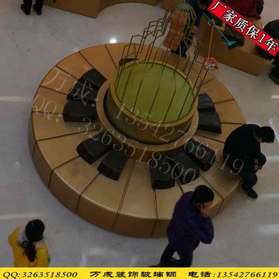 【万成】厂家定制 新款钢琴玻璃钢休闲座椅造型雕塑 商场景观 ...