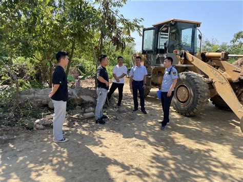 青阳县自然资源和规划局：联合执法、严厉打击非法采洗砂石行为-池州市自然资源和规划局