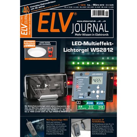 ELVjournal Ausgabe 1/2019 Digital (PDF) | Hefte | ELV Elektronik