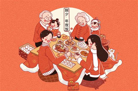 春节传统习俗|插画|商业插画|无境择一 - 原创作品 - 站酷 (ZCOOL)