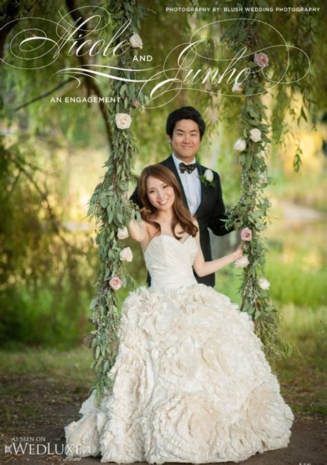秋千上的甜蜜 一组森系户外婚纱照-来自最佳婚礼摄影客照案例 |婚礼精选