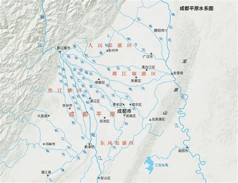 成都河流分布图图片