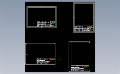 国家标准CAD图框模板_AutoCAD 2000_模型图纸下载 – 懒石网