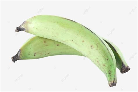 Plantain Green Two Banana, White, Background, Green PNG Transparent ...