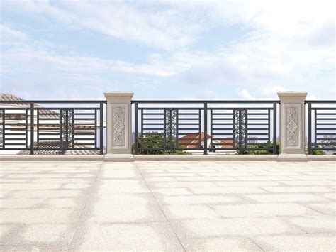 厂家直供 新颖铝型材阳台护栏 欧式别墅护栏-阿里巴巴