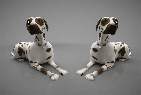 3d动物狗模型,动物狗3d模型下载_学哟网