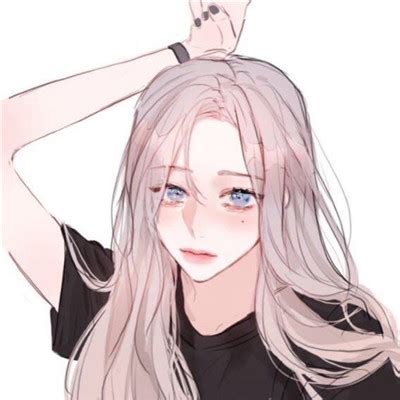 单纯甜美女生头像动漫版
