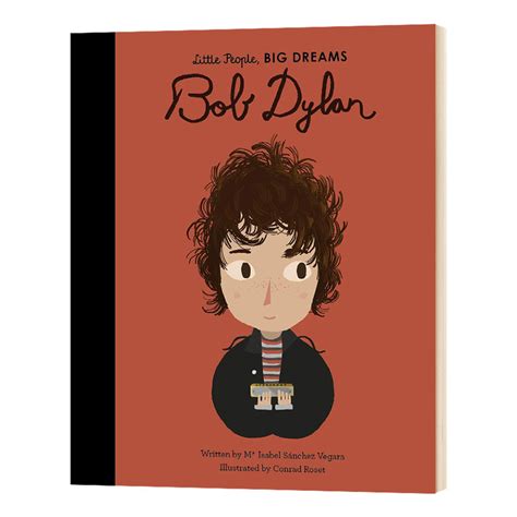 小男孩大梦想鲍勃迪伦英文原版 Bob Dylan精装名人传记励志读物儿童英语启蒙绘本英文版进口原版书籍_虎窝淘