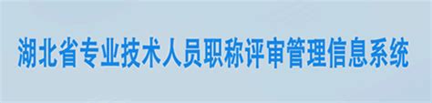 湖北省职称评审管理信息系统