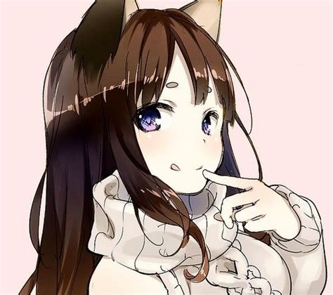猫耳女生动漫萌头像古风