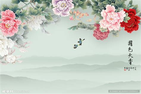 国色天香图图片