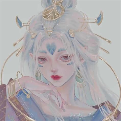 动漫温柔仙女生头像