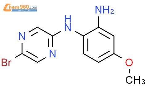950845-96-2,N-(5-溴吡嗪-2-基)-2-氨基-4-甲氧基苯胺化学式、结构式、分子式、mol – 960化工网