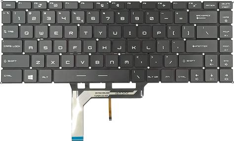 Replacement Keyboard Compatible with MSI GS65 GS65VR P65 WP65 WS65 PS63 ...