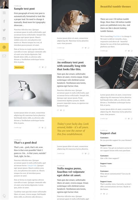 个人博客/工作室官网模板设计|网页|个人网站|Dayuuu - 原创作品 - 站酷 (ZCOOL)