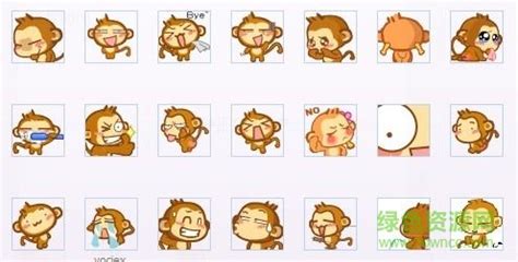猴子动态表情包图片大全(400+个可爱的表情)图片预览_绿色资源网