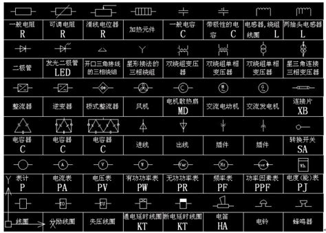 灯具图例符号大全图片