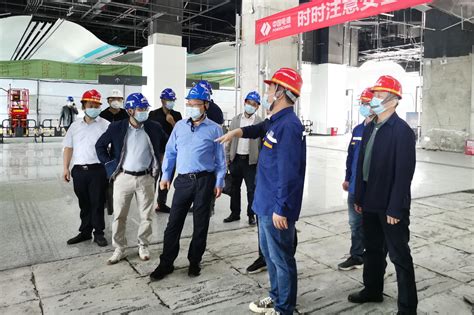 中国水利水电第十四工程局有限公司 基础设施 成都轨道资源经营管理公司到成都地铁18号线项目检查指导