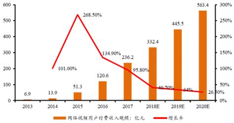 2013-2020年中国网络用户付费收入规模及预测【图】 - 观研报告网