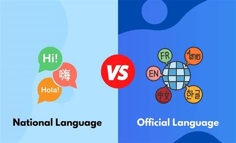 National Language vs. Official Language - What