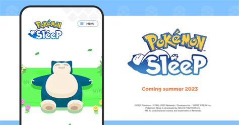 Pokémon Sleep - Pre-Release Screenshots
