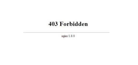 网站出现403 forbidden错误的原因以及解决办法_懂视