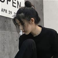 个性女生头像温柔侧面