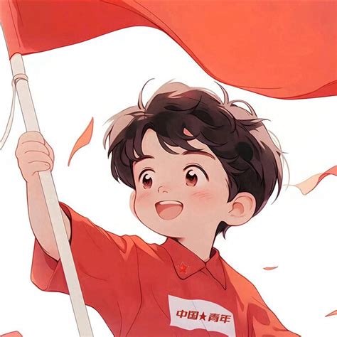 温柔爱国动漫头像女生