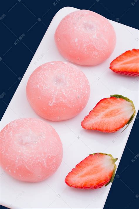 水果草莓甜点大福麻薯素材图片免费下载-千库网