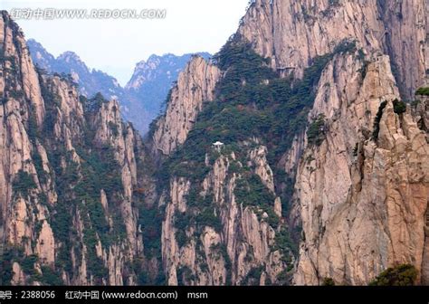 黄山险峻的山峰高清图片下载_红动中国