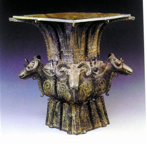 羊尊炉模型 青铜 历史教室青铜器四羊摆件工艺品树脂-阿里巴巴
