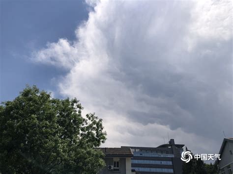风起云涌 北京上空积云层叠大部将有阵雨或雷阵雨-天气图集-中国天气网