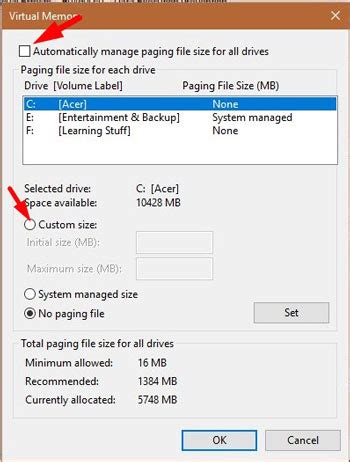 How to delete memory dump files windows 10