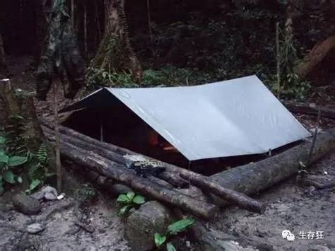 庇护所式双峰帐篷bushcraft野外生存bc帐篷天幕云盖帐篷防风简易-淘宝网