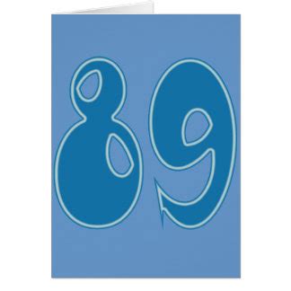 89 Number Gifts - T-Shirts, Art, Posters & Other Gift Ideas | Zazzle