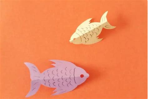 小鱼剪纸教程，小鱼剪纸怎么剪-折纸艺术网
