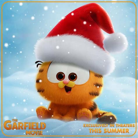 加菲猫”动画大电影”新海报公开，展示加菲手摘圣诞星 – 六秒电影