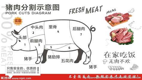 猪肉分割图背景设计图__广告设计_广告设计_设计图库_昵图网nipic.com