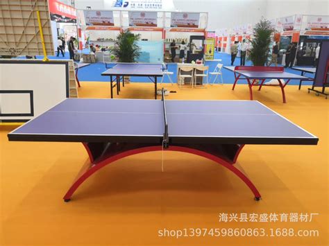 室内大彩虹乒乓球台标准比赛乒乓球桌高密度纤维板乒乓球案子 ...