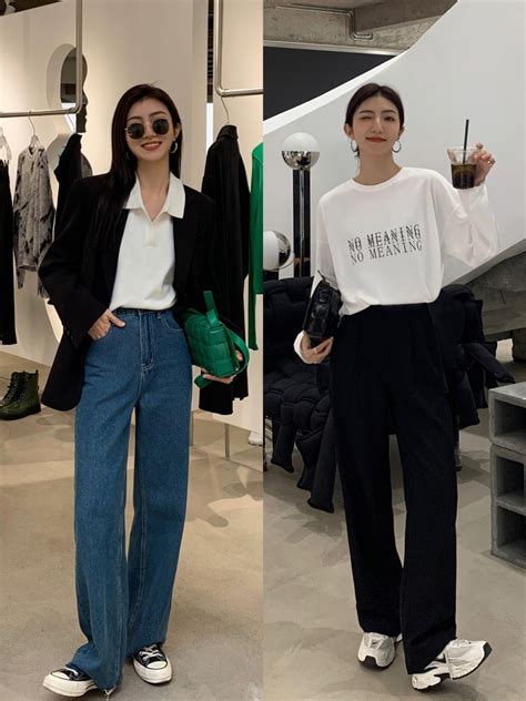 现在最新潮的韩版女装2022-18套韩版女装搭配洋气时髦