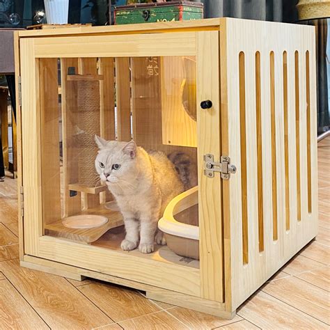 这个现代化的公寓有一个悬浮玻璃小屋，这是猫爱好者和他们的宠物的最爱！ - 普象网