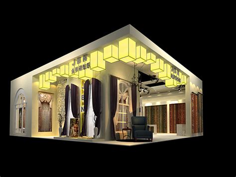 上海家纺展厅布置_家纺展厅效果图案例欣赏_「大黄蜂展览」