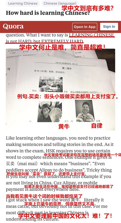 中文究竟有多难学？老外集体吐槽汉语水平考试试题
