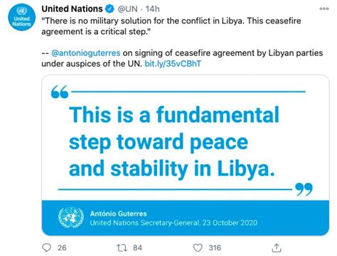 联合国：历史性成就！利比亚内战双方达成“永久”停火协议_凤凰网