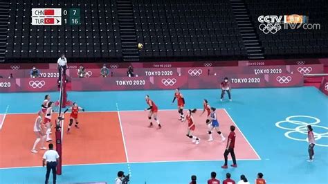 东京奥运女排小组赛，中国女排0-3土耳其，全场回放